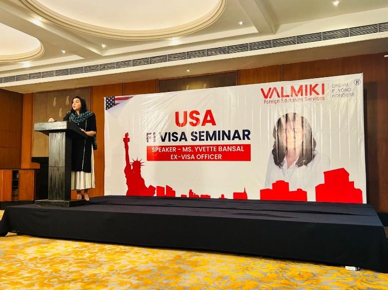 Yvette Bansal - USA F1 Visa Seminar at Valmiki Group